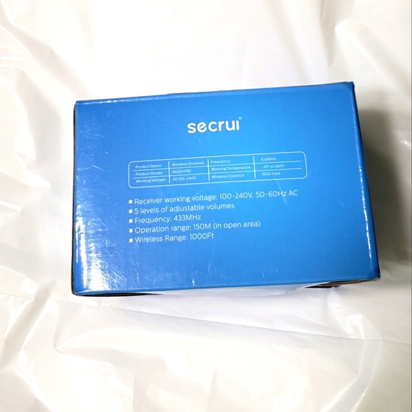 Secrui wireless doorbell alarm NWT - Picture 3 of 3